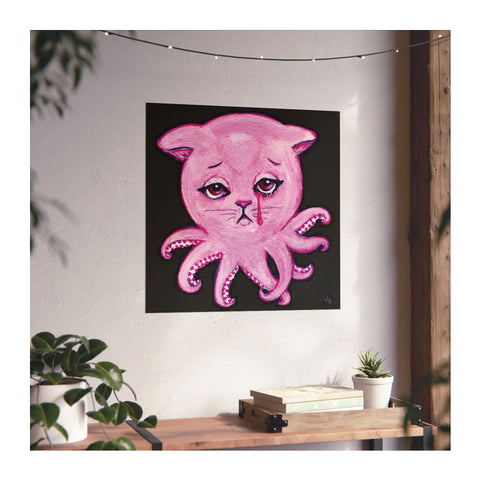 Baby StomachAche - 24"x24" Poster