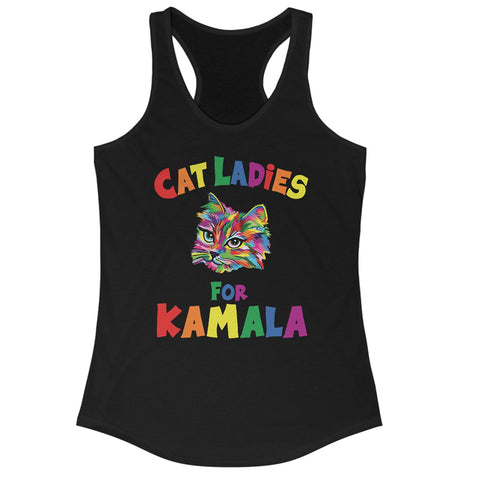 Cat Ladies For Kamala - Rainbow Cat 2024