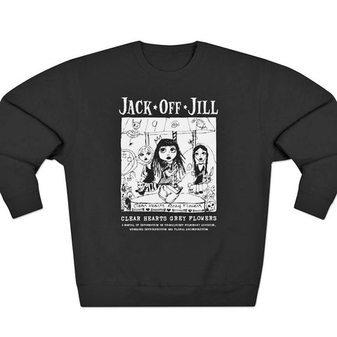 Clear Hears Grey Flowers - Zine Cover