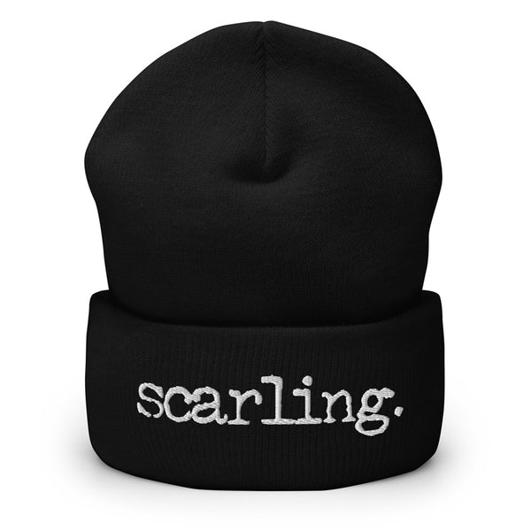 Scarling - Embroidered Beanie