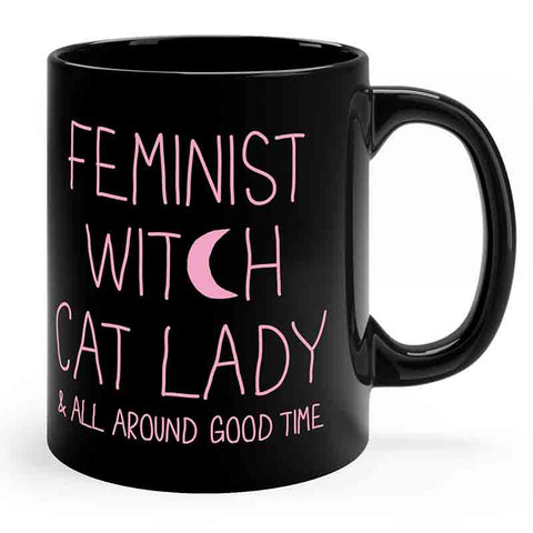 Feminist Witch Cat Lady - Mug