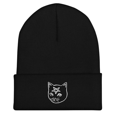 Pentacat - Embroidered Beanie