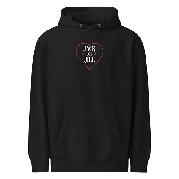 Jack Off Jill - OG Heart Embroidered Hoodie