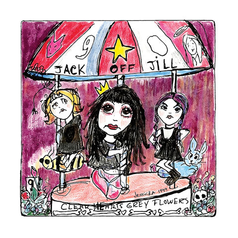 Clear Hears Grey Flowers - Sketch v1