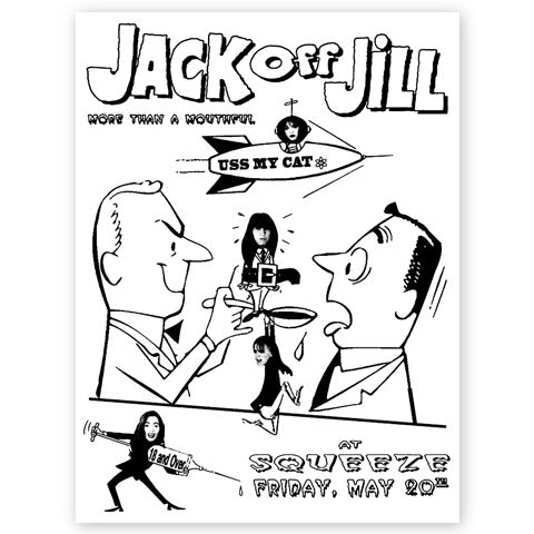 Jack Off Jill "Squeeze Flier" 18"x24" Poster