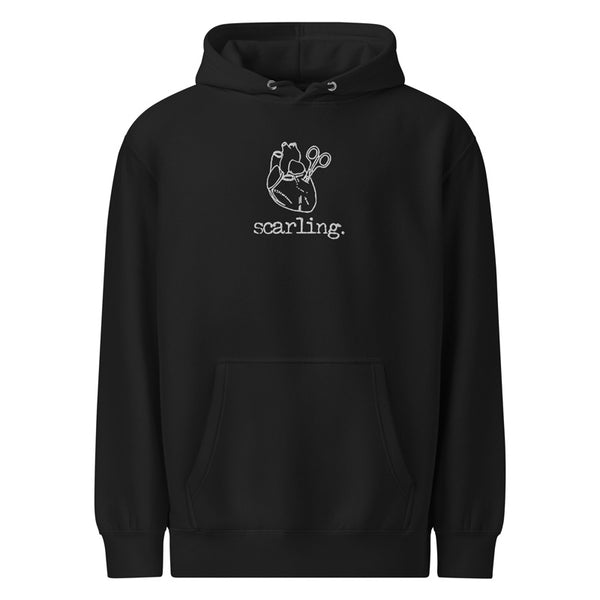 Scarling.- Embroidered Hoodie