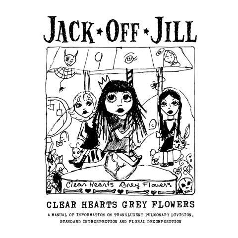 Clear Hears Grey Flowers-  Zine Cover - 3/4 Sleeve