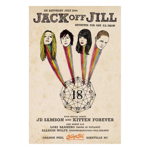 Jack Off Jill "Orange Peel" 20"x30" Poster